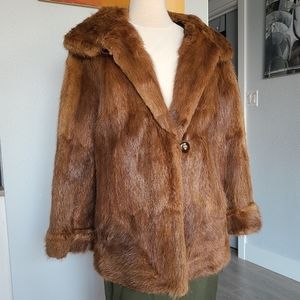 Vintage 1950s fur jacket
